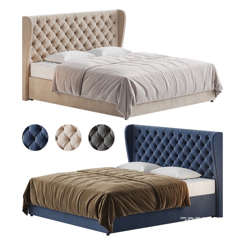 Orianna Upholstered Ottoman Bed Frame Image 1