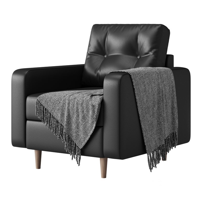 Deans armchair leather Image 13