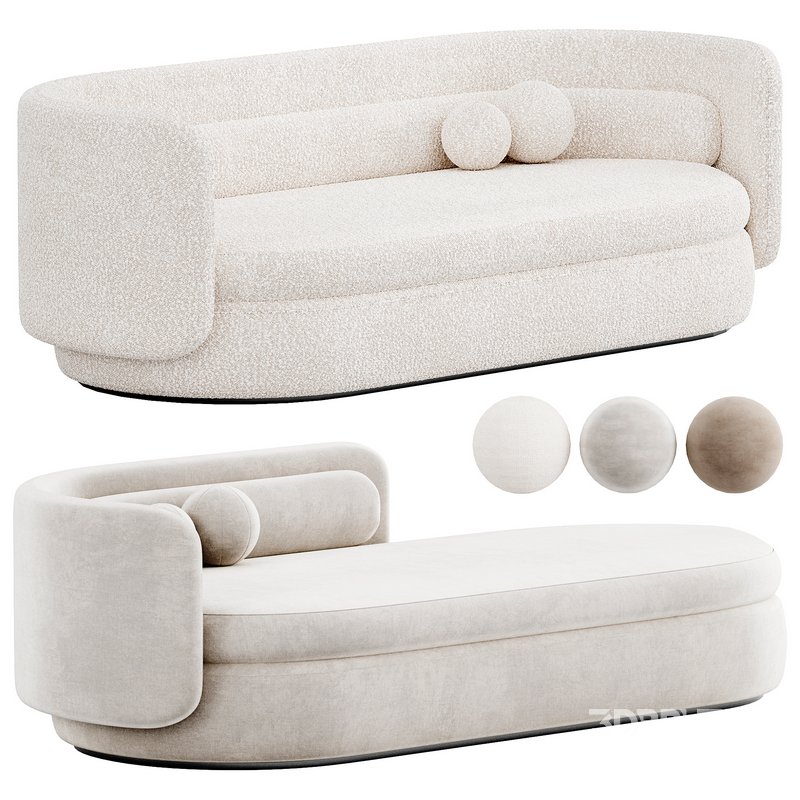 Group Chaise Lounge by Philippe Malouin fo rSCP Image 1