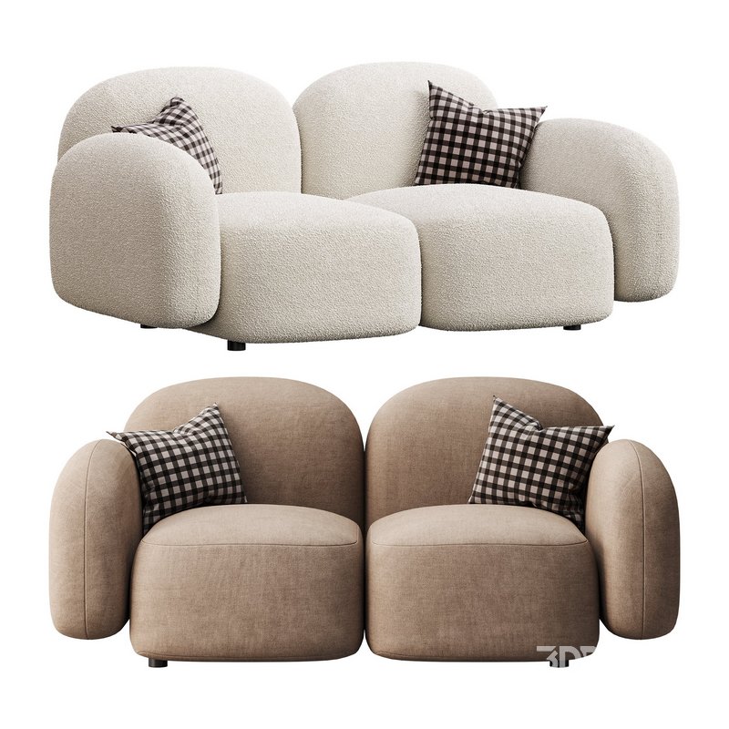 Modern Loveseat sofa Image 1