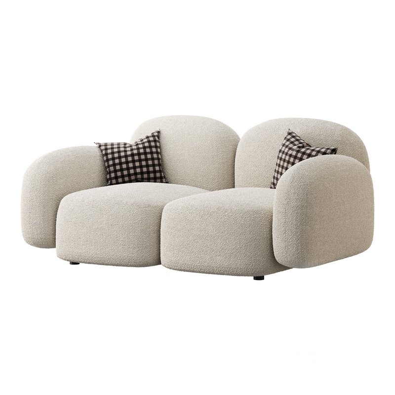 Modern Loveseat sofa Image 12