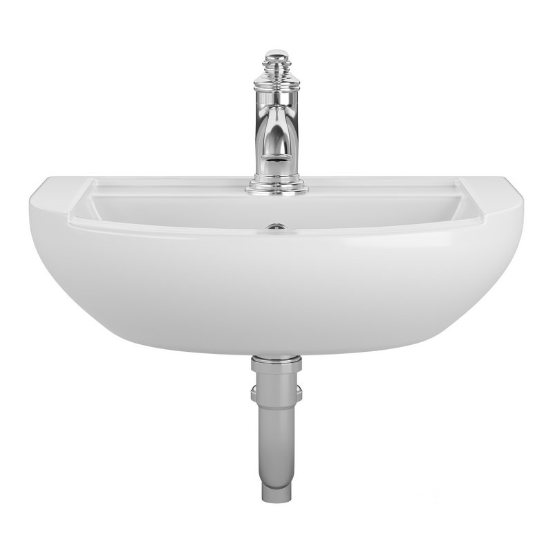 Nova Wall Mount Vessel Bathroom Sink Round Heavy Duty Ceramic Image 13