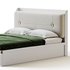 White Wooden Luxury Leather Upholstered Bed - Thumbnail 14