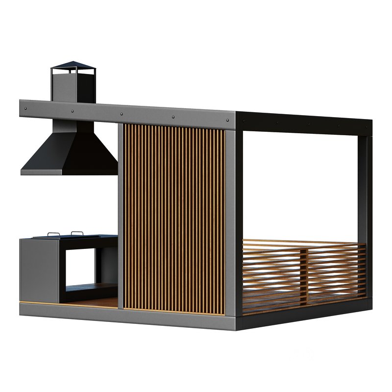 Modern gazebo with summer kitchen 1 Image 14