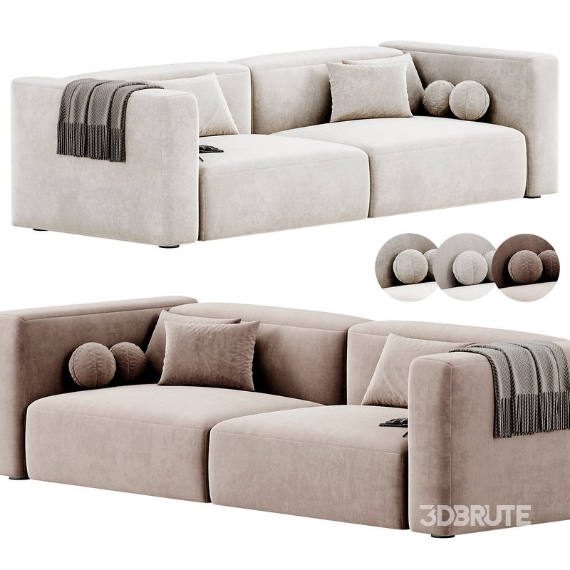 Bryan Two Seater Sofa By Weilai Concept Image 1