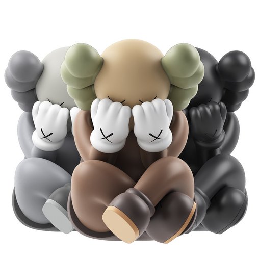kaws separated vinyl figures collection