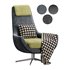 BRUNE lounge arimchair - Thumbnail 1