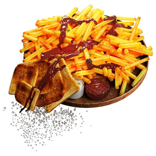 Fried potatoes