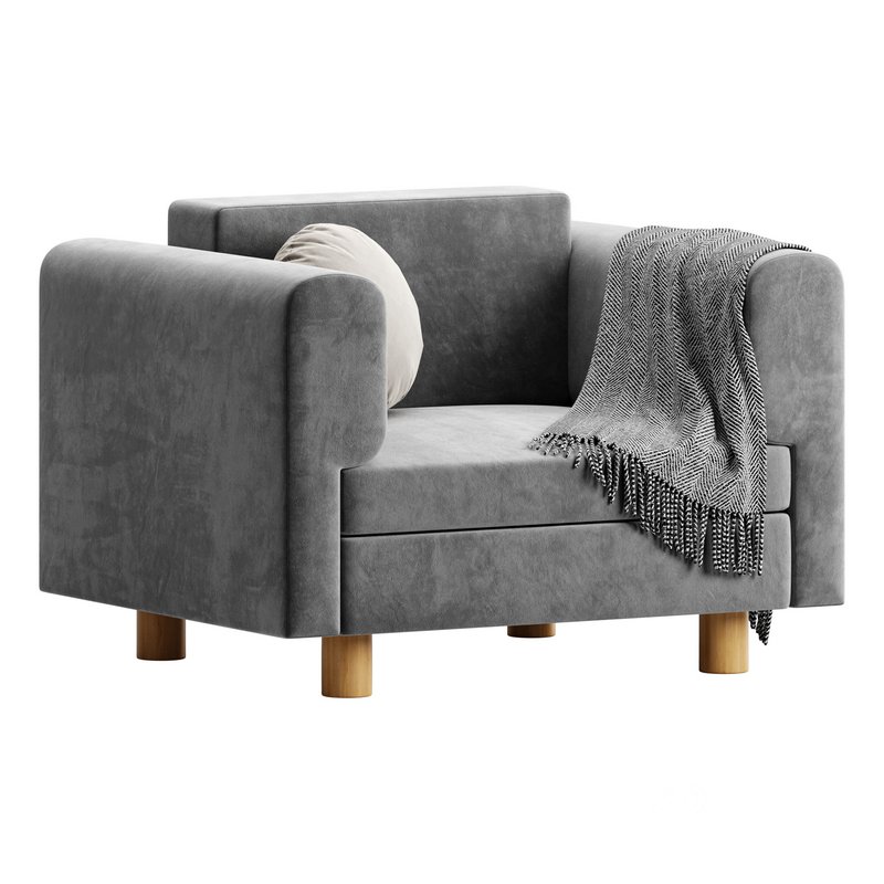 InMar Velvet Smoking Chair Image 2