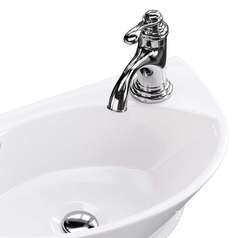 Small Wall Mount Sink for Bathroom Image 2