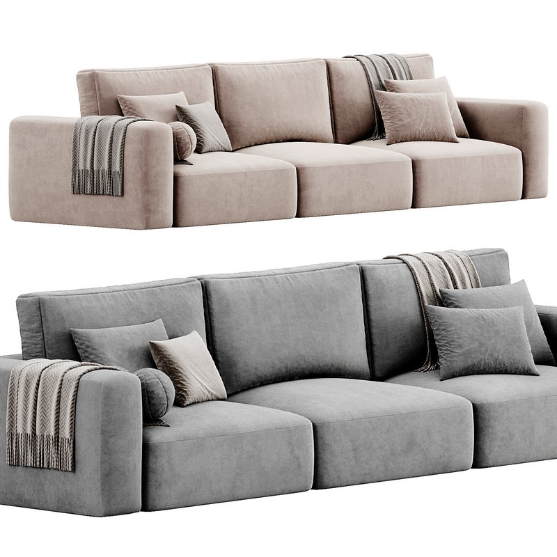 Lionel Three Seater Sofa By Weilai Concept Image 2