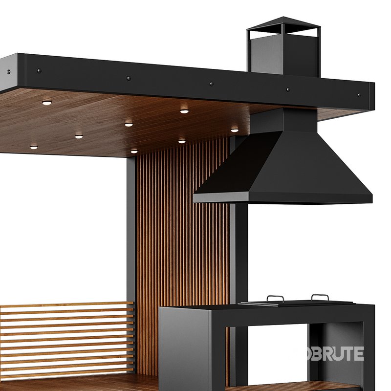 Modern gazebo with summer kitchen 1 Image 2