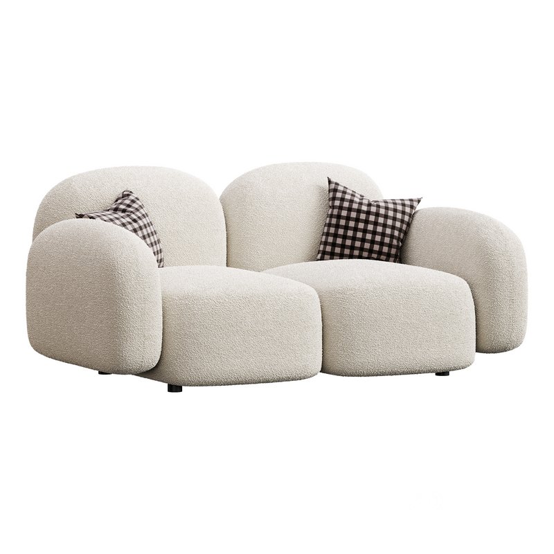 Modern Loveseat sofa Image 5