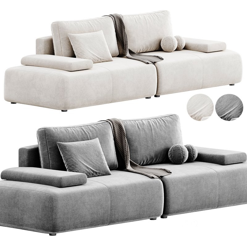 Hank L10 Two Seater Sofa By Weilai Concept Image 2