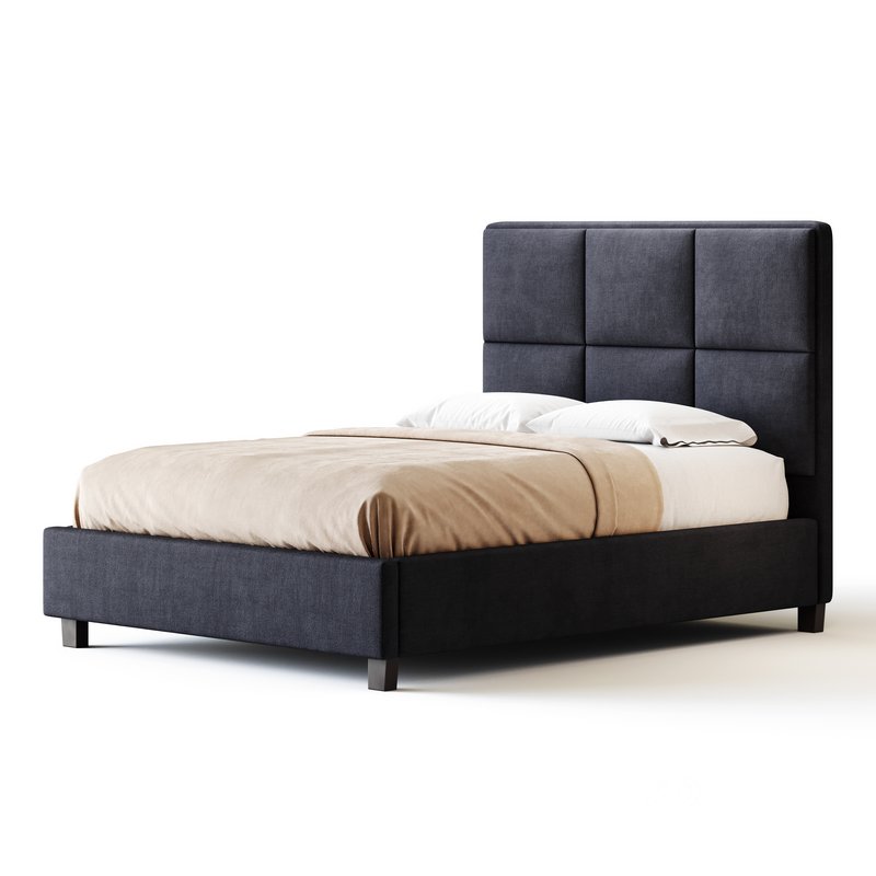 Flair 3-Piece Full Bed – Grey Image 2