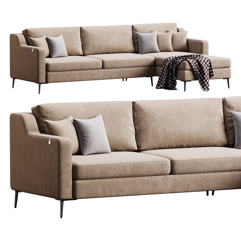 Corner sofa Halle L by Delavega Image 4