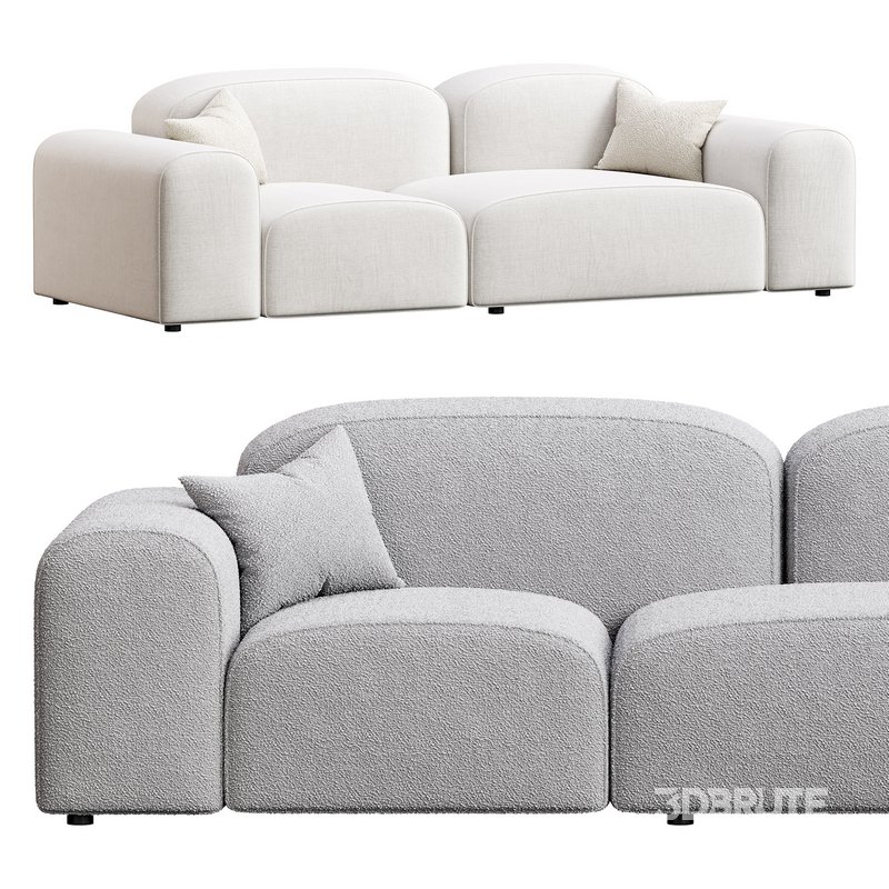 Modern Solid Sofa Image 2
