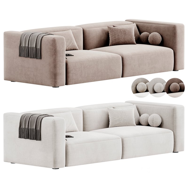 Bryan Two Seater Sofa By Weilai Concept Image 2