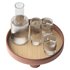 round platform tray with ripple carafe water - Thumbnail 3