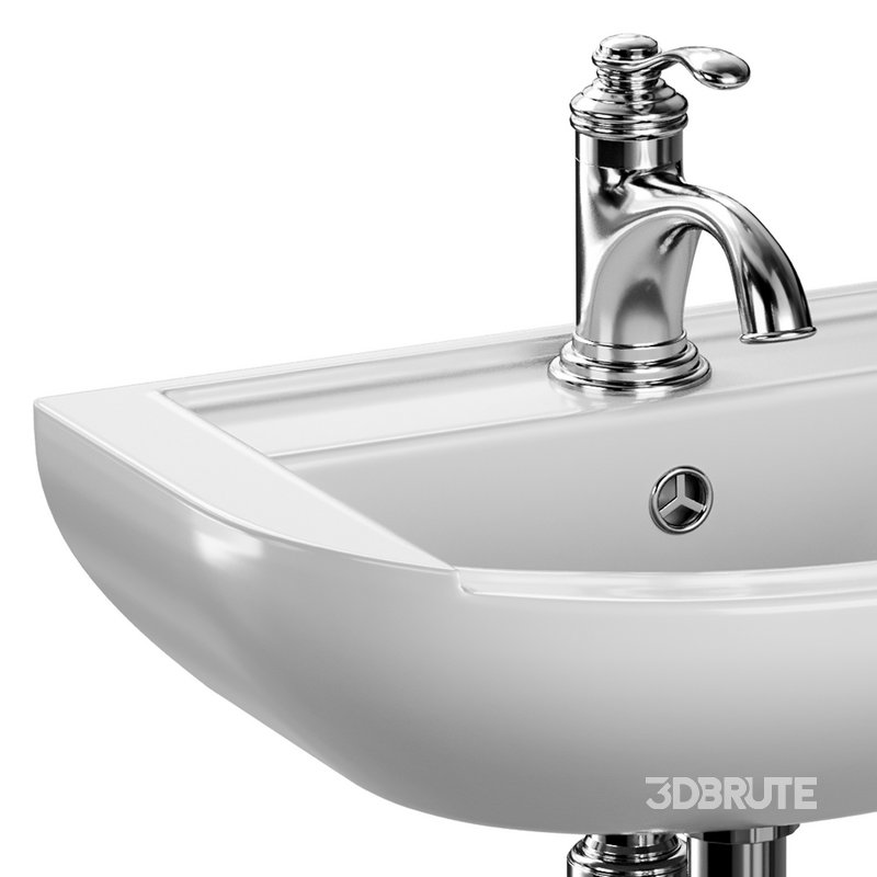 Nova Wall Mount Vessel Bathroom Sink Round Heavy Duty Ceramic Image 4