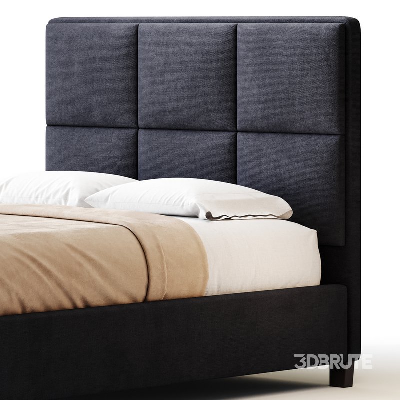 Flair 3-Piece Full Bed – Grey Image 5