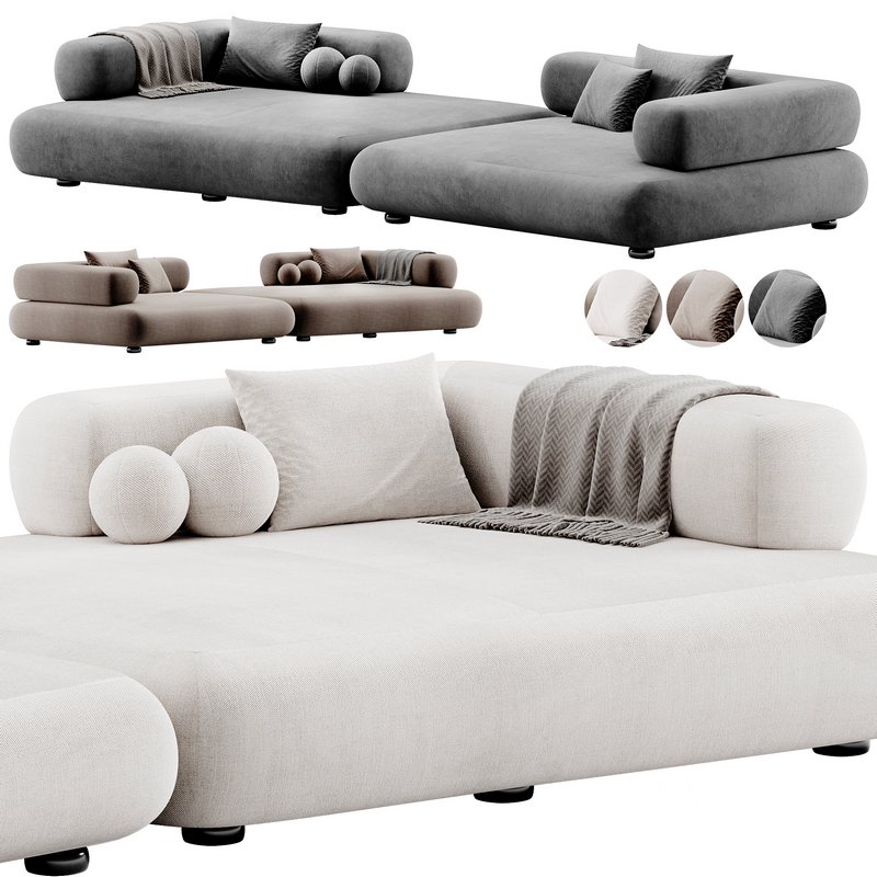 Cholet Sectional Sofa By Hessentia Cornelio Cappellini Image 4