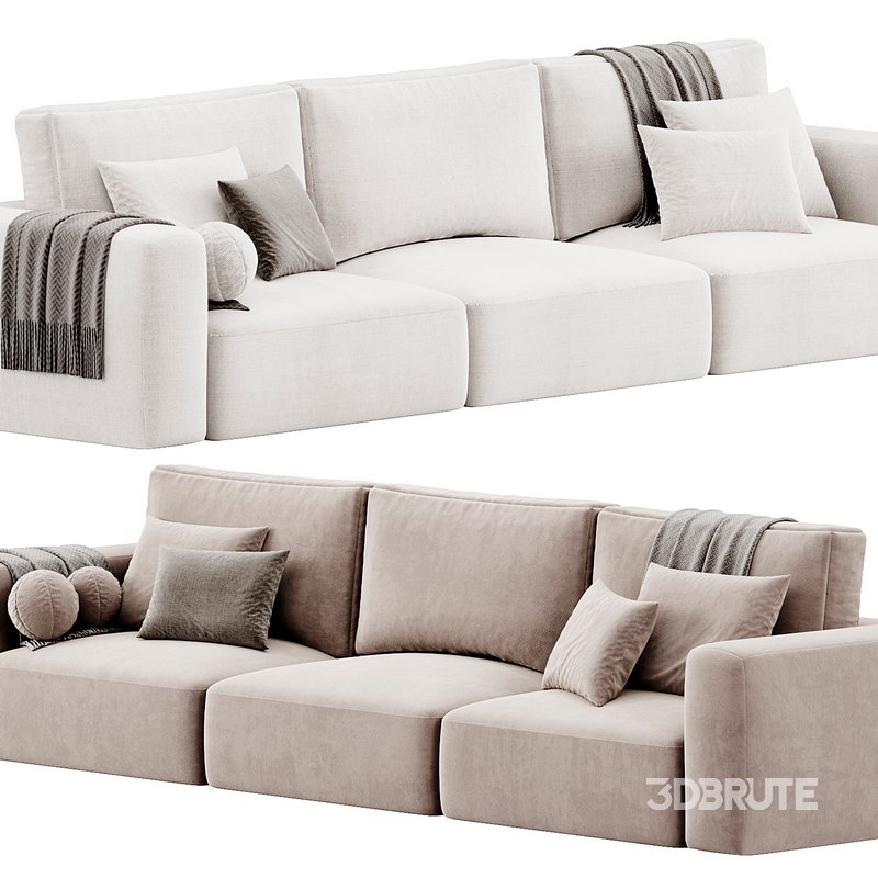 Lionel Three Seater Sofa By Weilai Concept Image 3