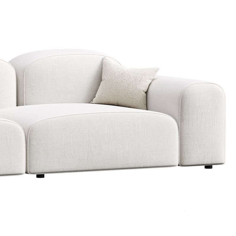 Modern Solid Sofa Image 3