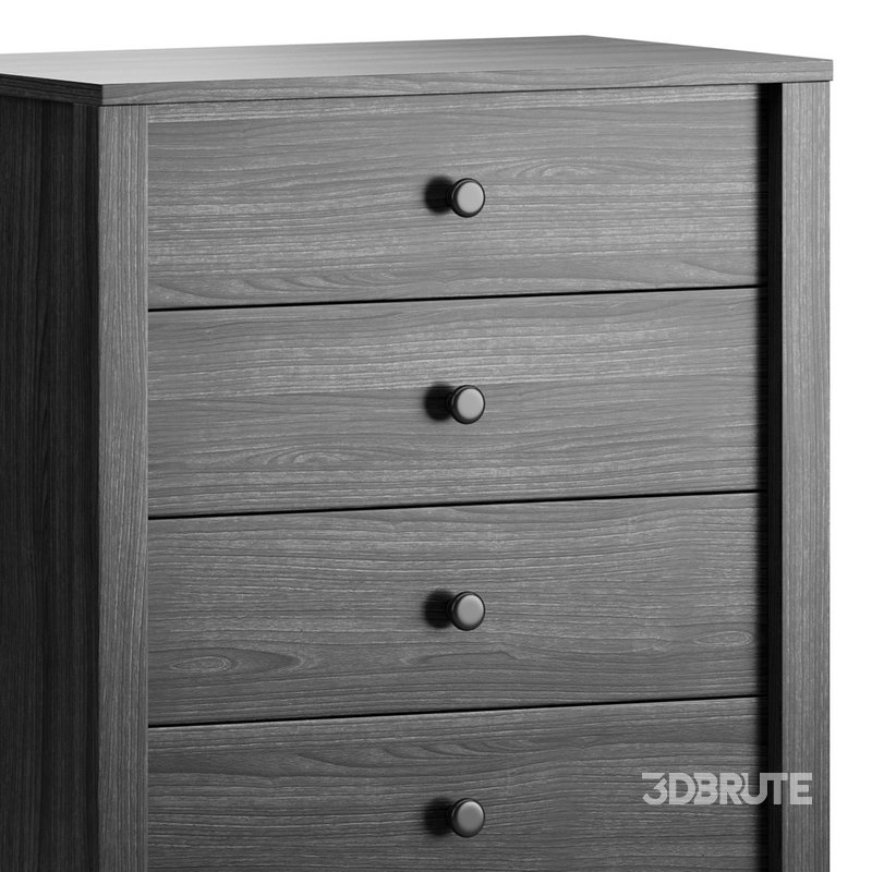 Calistoga 5 Drawer Tallboy Dresser Image 6