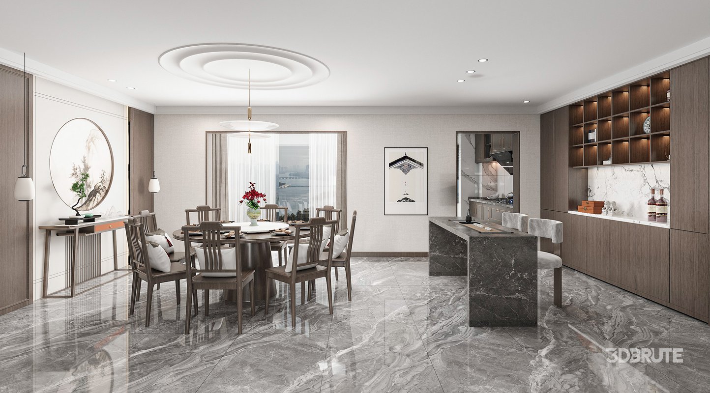 Modern dining room Image 1