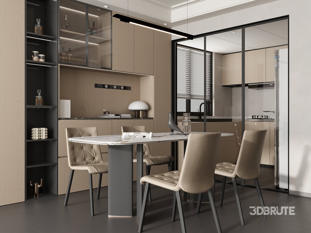 Modern dining room Image 1