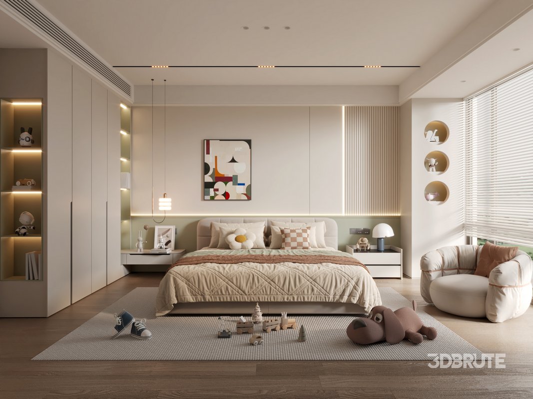 Modern bedroom Image 1