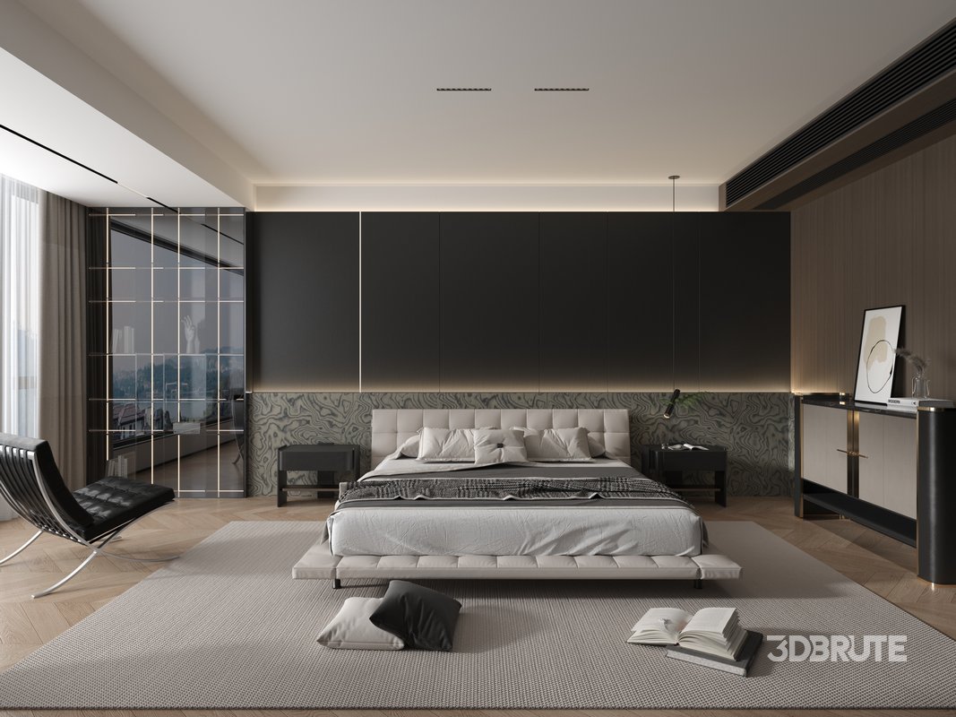 Modern bedroom Image 1