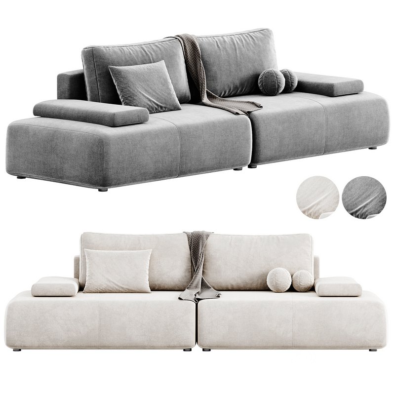 Hank L10 Two Seater Sofa By Weilai Concept Image 3
