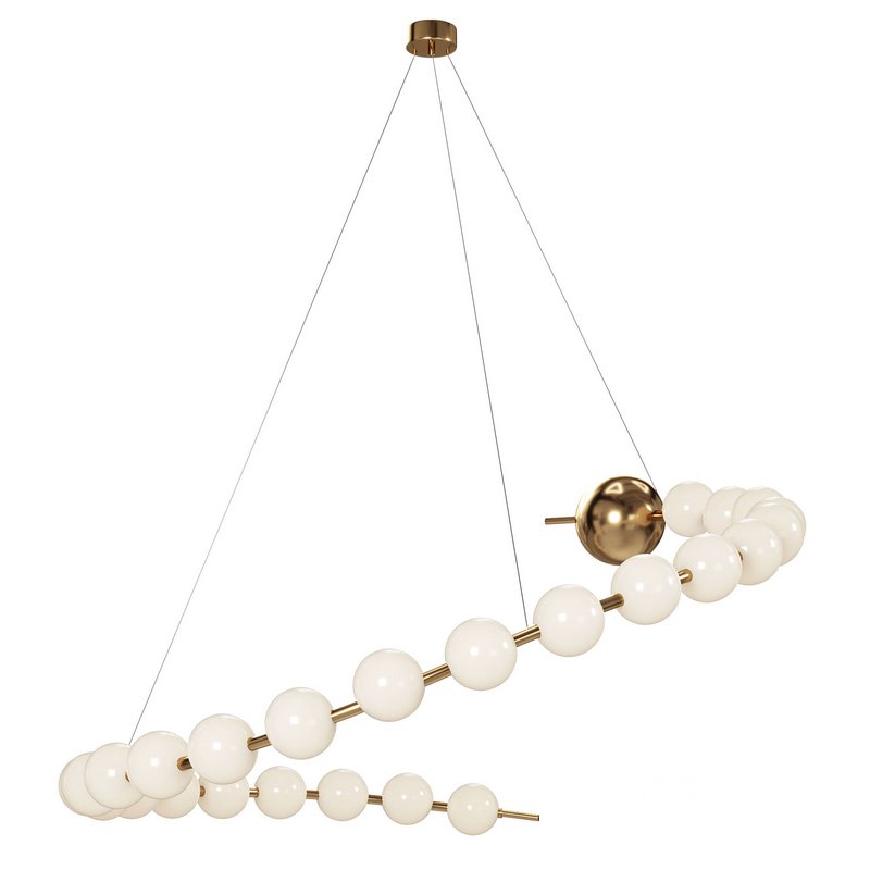 Acrylic Pearls 1 Chandelier, set Image 2