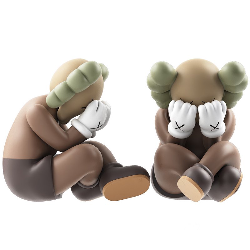 kaws separated vinyl figures collection Image 1