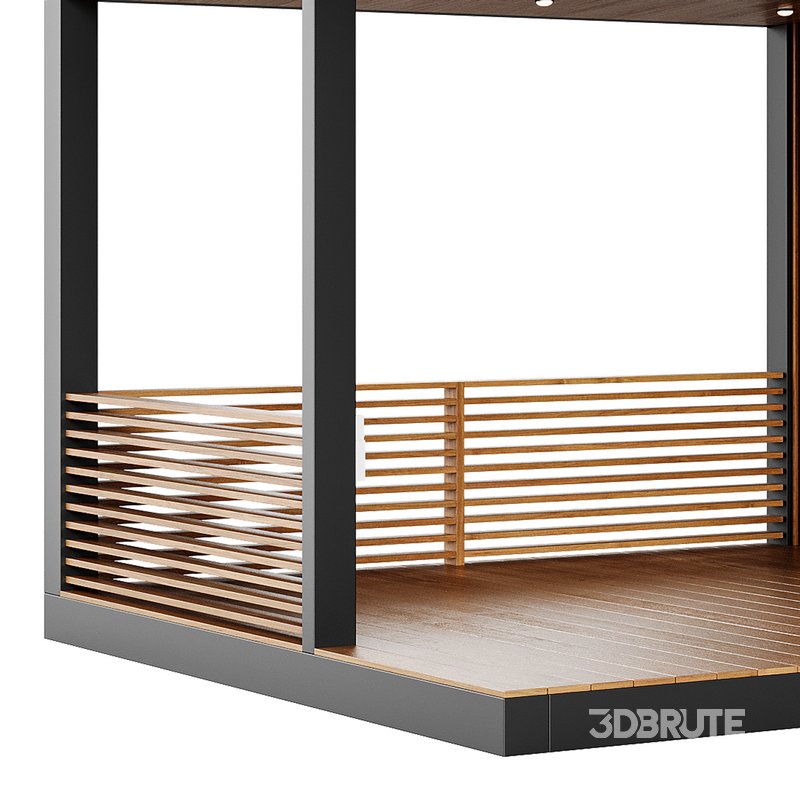 Modern gazebo with summer kitchen 1 Image 5