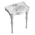 White Console Sink China Two Spindle Legs - Thumbnail 2