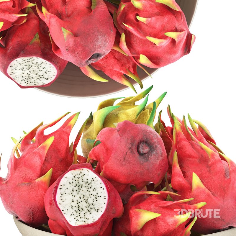 bowl of dragon fruits Image 2