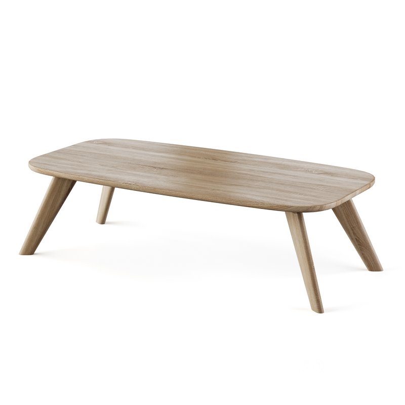 Wooden coffee table Image 4