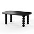 Wooden minimalist rectangular large coffee table - Thumbnail 3