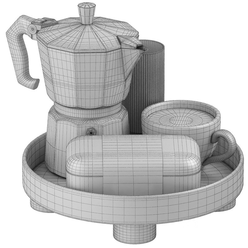 round platform tray with coffee and ferrero rocher Image 2