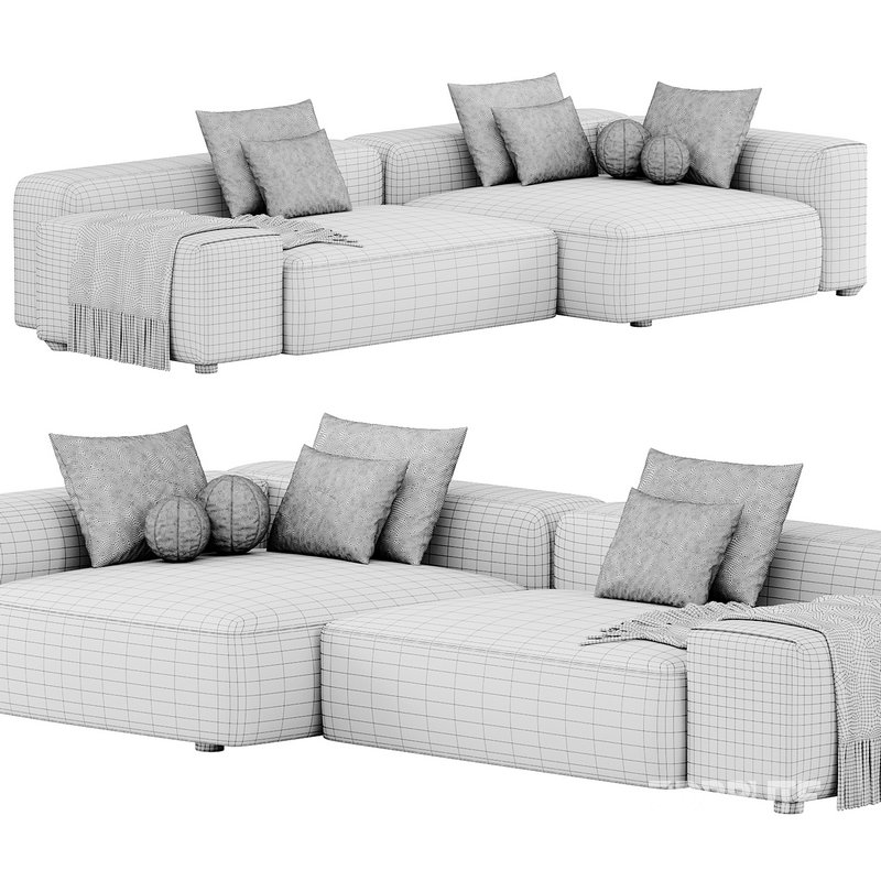 Pontone Sectional Sofa By Property Furniture Image 5