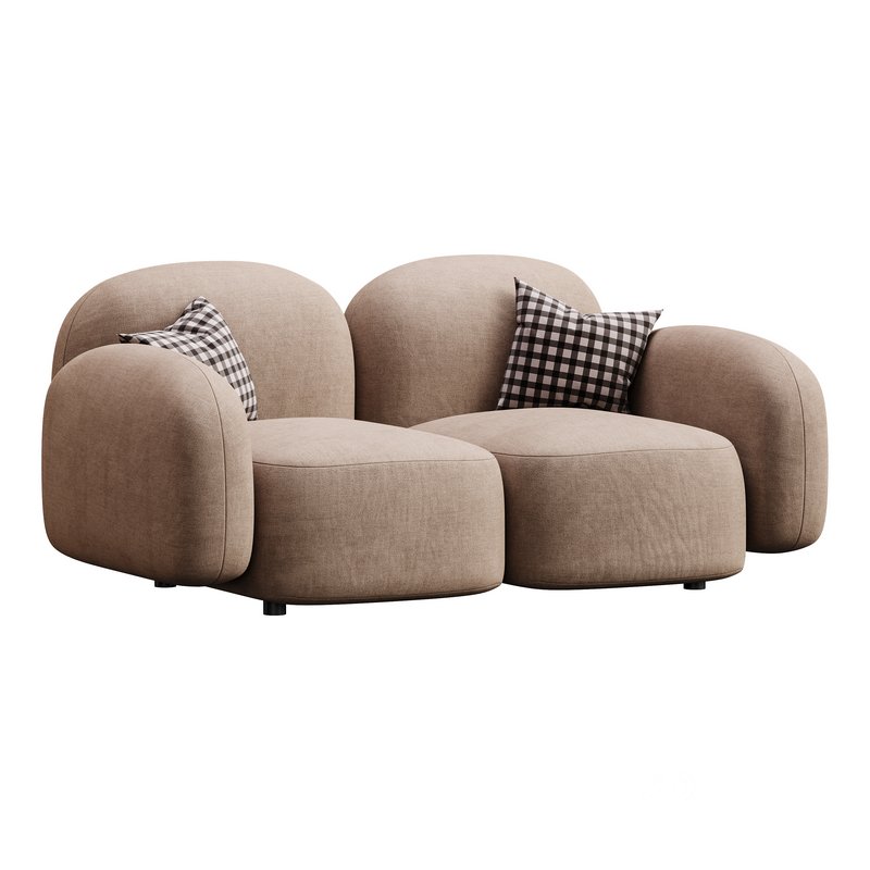 Modern Loveseat sofa Image 3