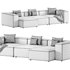 Cosima 3 seat Chaise Longue Sofa By Bolia - Thumbnail 4
