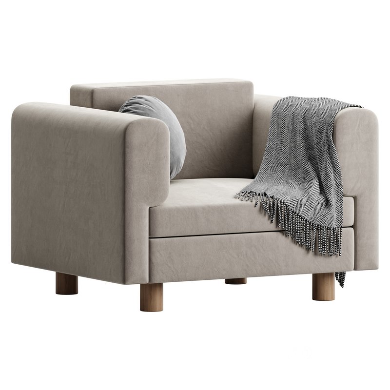 InMar Velvet Smoking Chair Image 3