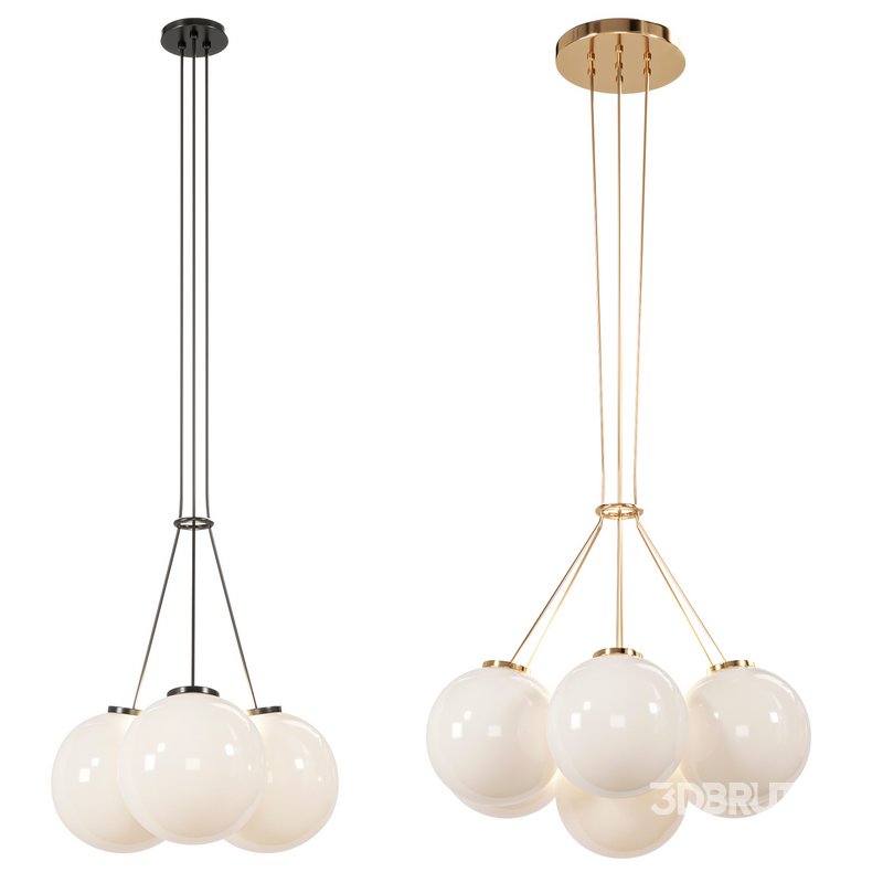 Glass 120 07R, 03R Chandelier set Image 2