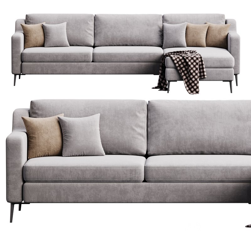 Corner sofa Halle L by Delavega Image 3