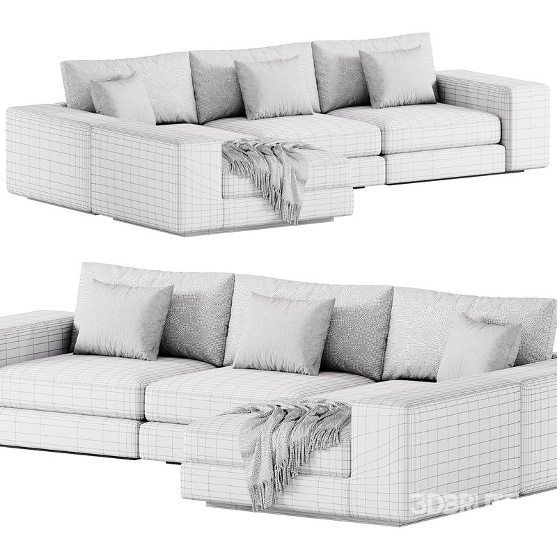 Sofa Vista Grande Lounge Sand By Eichholtz Image 4