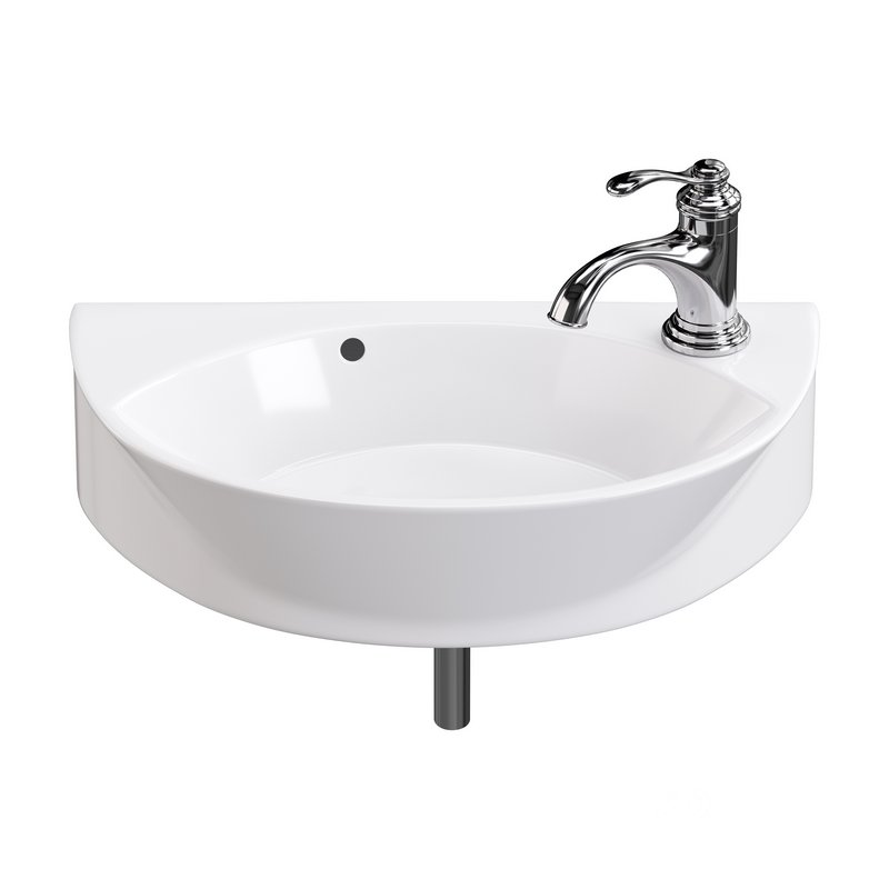 Small Wall Mount Sink for Bathroom Image 3